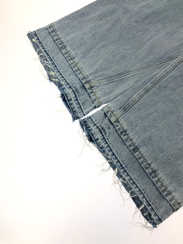 【現状渡し品】【メンズ】 GEN_DAI ゲンダイ DAMAGE DENIM PANTS ダメージ デニムパンツ ジーンズ ボトムス 158-260319-rt-17-tag カラー：ライトインディゴ 万代Net店