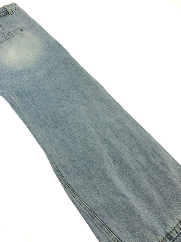 【現状渡し品】【メンズ】 GEN_DAI ゲンダイ DAMAGE DENIM PANTS ダメージ デニムパンツ ジーンズ ボトムス 158-260319-rt-17-tag カラー：ライトインディゴ 万代Net店