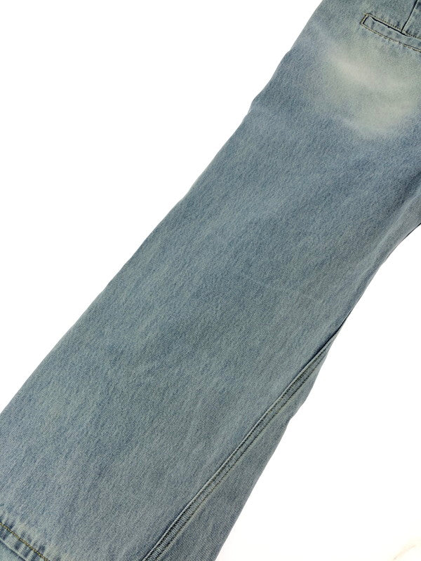【現状渡し品】【メンズ】 GEN_DAI ゲンダイ DAMAGE DENIM PANTS ダメージ デニムパンツ ジーンズ ボトムス 158-260319-rt-17-tag カラー：ライトインディゴ 万代Net店