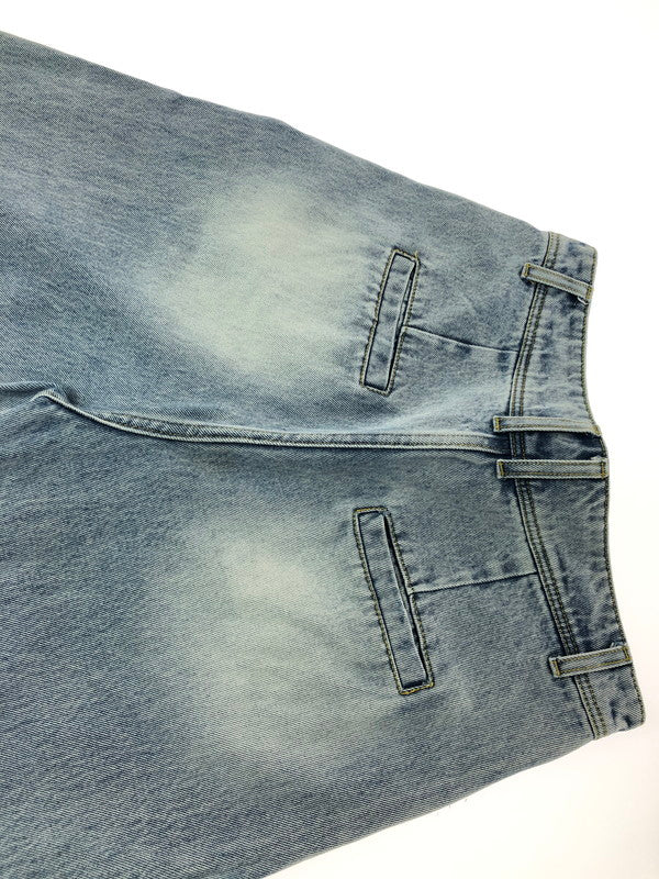 【現状渡し品】【メンズ】 GEN_DAI ゲンダイ DAMAGE DENIM PANTS ダメージ デニムパンツ ジーンズ ボトムス 158-260319-rt-17-tag カラー：ライトインディゴ 万代Net店