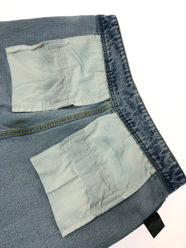 【現状渡し品】【メンズ】 GEN_DAI ゲンダイ DAMAGE DENIM PANTS ダメージ デニムパンツ ジーンズ ボトムス 158-260319-rt-17-tag カラー：ライトインディゴ 万代Net店
