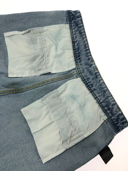 【現状渡し品】【メンズ】 GEN_DAI ゲンダイ DAMAGE DENIM PANTS ダメージ デニムパンツ ジーンズ ボトムス 158-260319-rt-17-tag カラー：ライトインディゴ 万代Net店