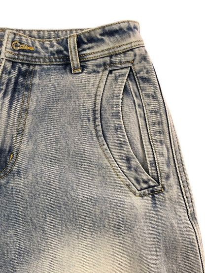 【現状渡し品】【メンズ】 GEN_DAI ゲンダイ DAMAGE DENIM PANTS ダメージ デニムパンツ ジーンズ ボトムス 158-260319-rt-17-tag カラー：ライトインディゴ 万代Net店