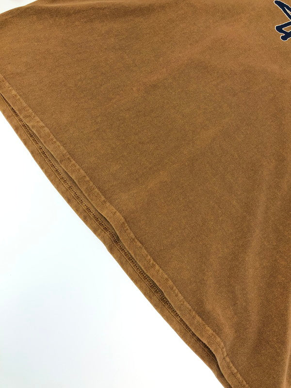 【中古品】【メンズ】 STUSSY ステューシー OUTLINED PIGMENT L/S TEE ピグメント Tシャツ 長袖Tシャツ カットソー 142-260912-na-23-tagh サイズ：L カラー：ブラウン 万代Net店