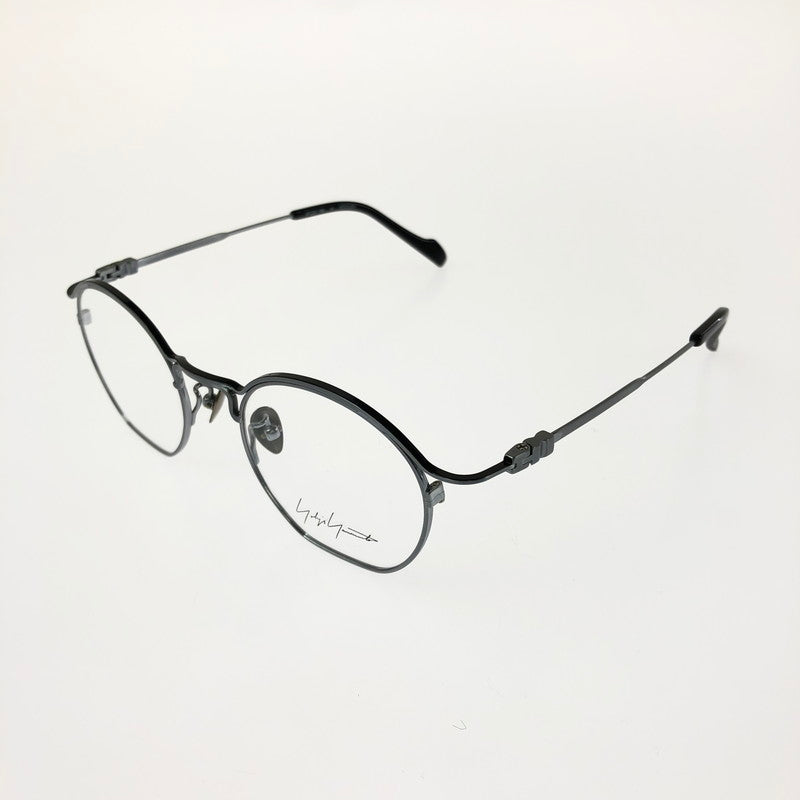 【中古品】【メンズ】 Yohji Yamamoto ヨウジヤマモト EYEWEAR 19-0049-3 アイウェア 眼鏡 アクセサリー 203-260401-na-19-tag サイズ：47□21 140 カラー：シルバー 万代Net店