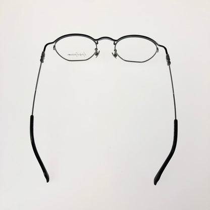 【中古品】【メンズ】 Yohji Yamamoto ヨウジヤマモト EYEWEAR 19-0049-3 アイウェア 眼鏡 アクセサリー 203-260401-na-19-tag サイズ：47□21 140 カラー：シルバー 万代Net店