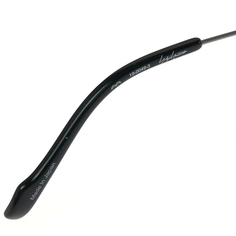 【中古品】【メンズ】 Yohji Yamamoto ヨウジヤマモト EYEWEAR 19-0049-3 アイウェア 眼鏡 アクセサリー 203-260401-na-19-tag サイズ：47□21 140 カラー：シルバー 万代Net店