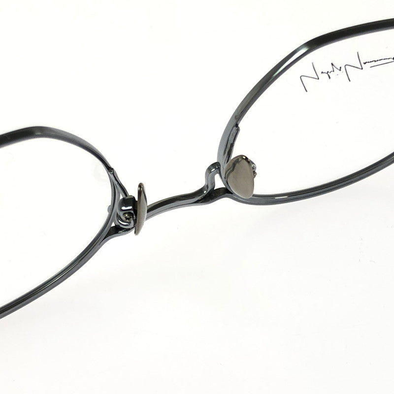 【中古品】【メンズ】 Yohji Yamamoto ヨウジヤマモト EYEWEAR 19-0049-3 アイウェア 眼鏡 アクセサリー 203-260401-na-19-tag サイズ：47□21 140 カラー：シルバー 万代Net店