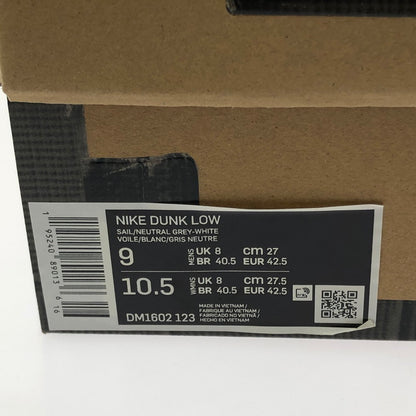 【中古品】【メンズ】 NIKE ナイキ × OFF-WHITE オフホワイト DUNK LOW 1 OF 50 49 DM1602-123 ダンク ロー 1 スニーカー 靴 160-260308-na-05-tag サイズ：27cm US 9 カラー：SAIL/NEUTRAL GREY-HYPER VI 万代Net店