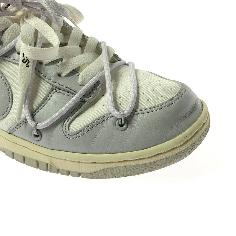 【中古品】【メンズ】 NIKE ナイキ × OFF-WHITE オフホワイト DUNK LOW 1 OF 50 49 DM1602-123 ダンク ロー 1 スニーカー 靴 160-260308-na-05-tag サイズ：27cm US 9 カラー：SAIL/NEUTRAL GREY-HYPER VI 万代Net店