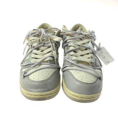 【中古品】【メンズ】 NIKE ナイキ × OFF-WHITE オフホワイト DUNK LOW 1 OF 50 49 DM1602-123 ダンク ロー 1 スニーカー 靴 160-260308-na-05-tag サイズ：27cm US 9 カラー：SAIL/NEUTRAL GREY-HYPER VI 万代Net店
