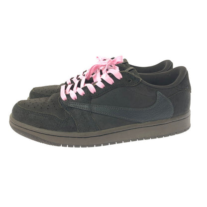 【中古品】【メンズ】 NIKE ナイキ × TRAVIS SCOTT トラビス スコット AIR JORDAN 1 LOW OG SP DM7866-202 エアジョーダン 1 ロー スニーカー 靴 160-260308-na-01-tag サイズ：27cm US 9 カラー：DARK MOCHA/BLACK-VELVET BROWN 万代Net店