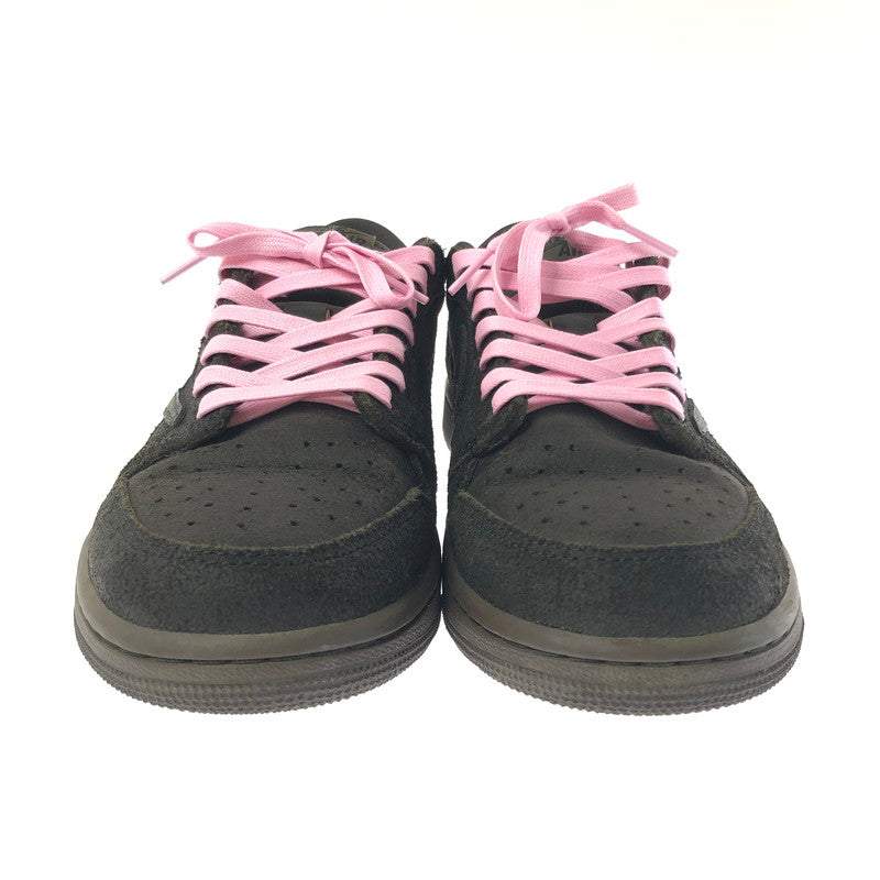 【中古品】【メンズ】 NIKE ナイキ × TRAVIS SCOTT トラビス スコット AIR JORDAN 1 LOW OG SP DM7866-202 エアジョーダン 1 ロー スニーカー 靴 160-260308-na-01-tag サイズ：27cm US 9 カラー：DARK MOCHA/BLACK-VELVET BROWN 万代Net店
