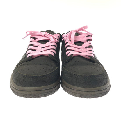 【中古品】【メンズ】 NIKE ナイキ × TRAVIS SCOTT トラビス スコット AIR JORDAN 1 LOW OG SP DM7866-202 エアジョーダン 1 ロー スニーカー 靴 160-260308-na-01-tag サイズ：27cm US 9 カラー：DARK MOCHA/BLACK-VELVET BROWN 万代Net店