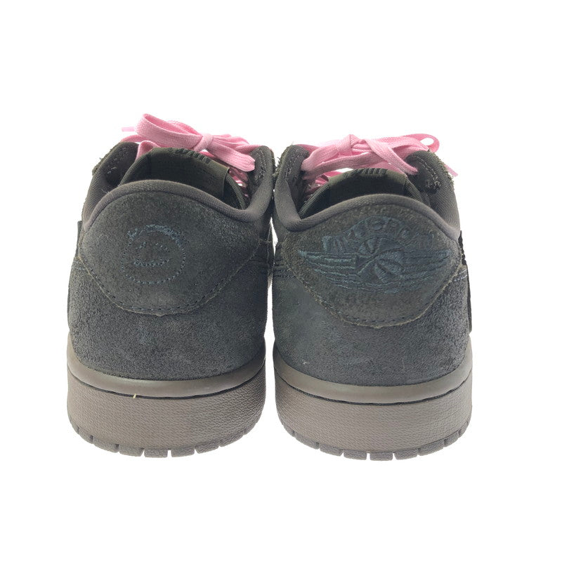 【中古品】【メンズ】 NIKE ナイキ × TRAVIS SCOTT トラビス スコット AIR JORDAN 1 LOW OG SP DM7866-202 エアジョーダン 1 ロー スニーカー 靴 160-260308-na-01-tag サイズ：27cm US 9 カラー：DARK MOCHA/BLACK-VELVET BROWN 万代Net店
