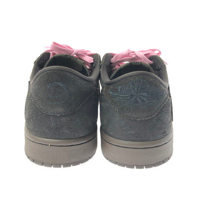 【中古品】【メンズ】 NIKE ナイキ × TRAVIS SCOTT トラビス スコット AIR JORDAN 1 LOW OG SP DM7866-202 エアジョーダン 1 ロー スニーカー 靴 160-260308-na-01-tag サイズ：27cm US 9 カラー：DARK MOCHA/BLACK-VELVET BROWN 万代Net店
