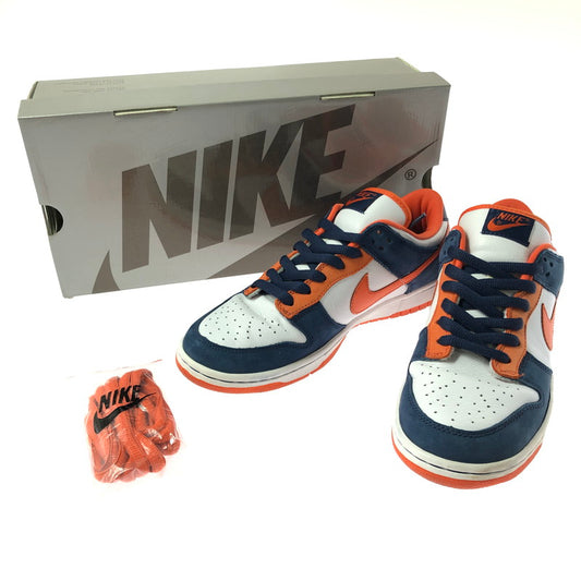 【中古品】【メンズ】 NIKE SB ナイキエスビー DUNK LOW PRO SB 304292-184 ダンク ロー スニーカー 靴 160-260308-na-06-tag サイズ：26.5cm US 8.5 カラー："BRONCOS" WHITE/ORANGE BLAZE-MIDNIGHT NAVY 万代Net店