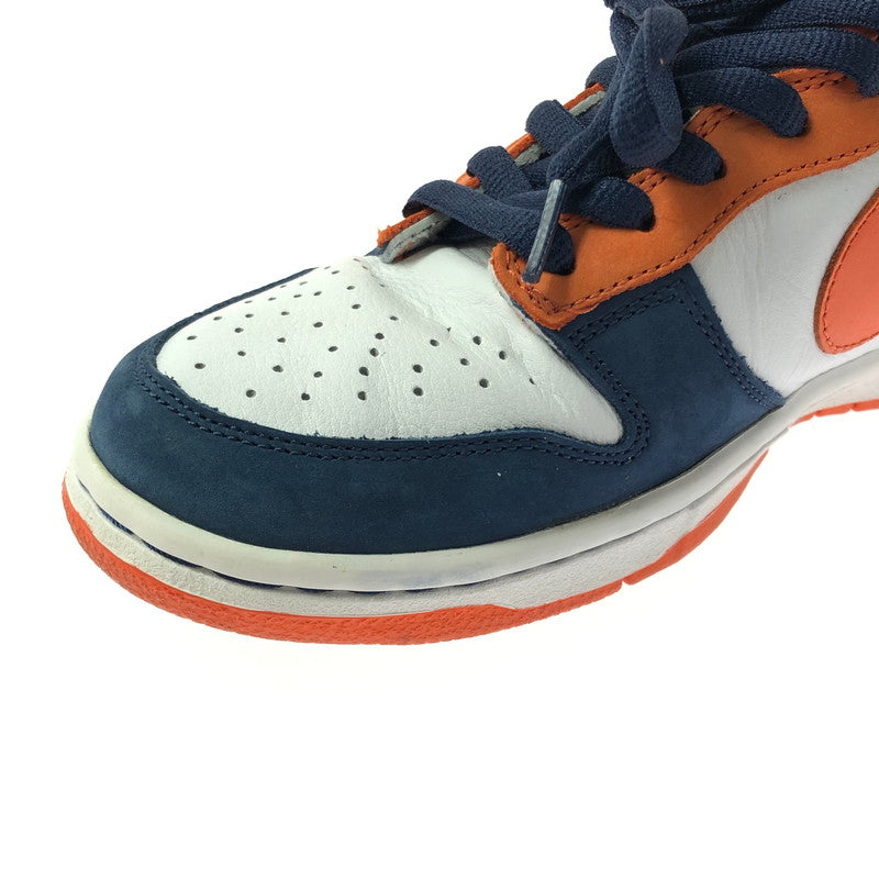 【中古品】【メンズ】 NIKE SB ナイキエスビー DUNK LOW PRO SB 304292-184 ダンク ロー スニーカー 靴 160-260308-na-06-tag サイズ：26.5cm US 8.5 カラー："BRONCOS" WHITE/ORANGE BLAZE-MIDNIGHT NAVY 万代Net店
