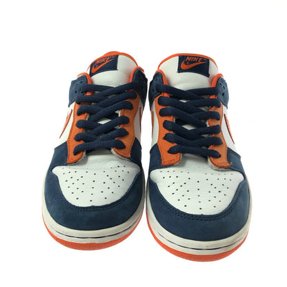 【中古品】【メンズ】 NIKE SB ナイキエスビー DUNK LOW PRO SB 304292-184 ダンク ロー スニーカー 靴 160-260308-na-06-tag サイズ：26.5cm US 8.5 カラー："BRONCOS" WHITE/ORANGE BLAZE-MIDNIGHT NAVY 万代Net店