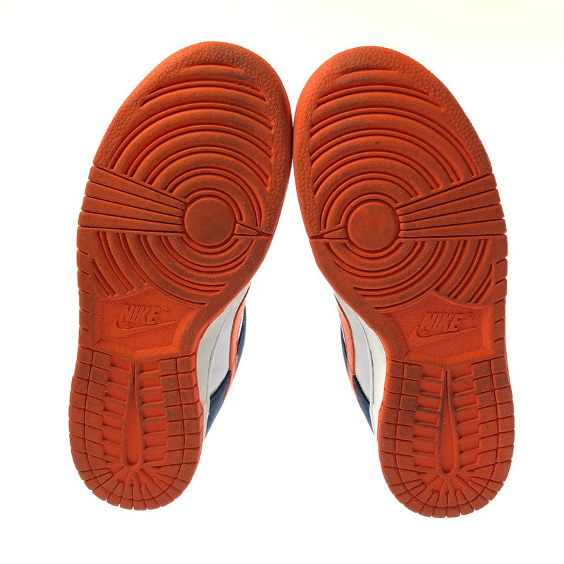 【中古品】【メンズ】 NIKE SB ナイキエスビー DUNK LOW PRO SB 304292-184 ダンク ロー スニーカー 靴 160-260308-na-06-tag サイズ：26.5cm US 8.5 カラー："BRONCOS" WHITE/ORANGE BLAZE-MIDNIGHT NAVY 万代Net店