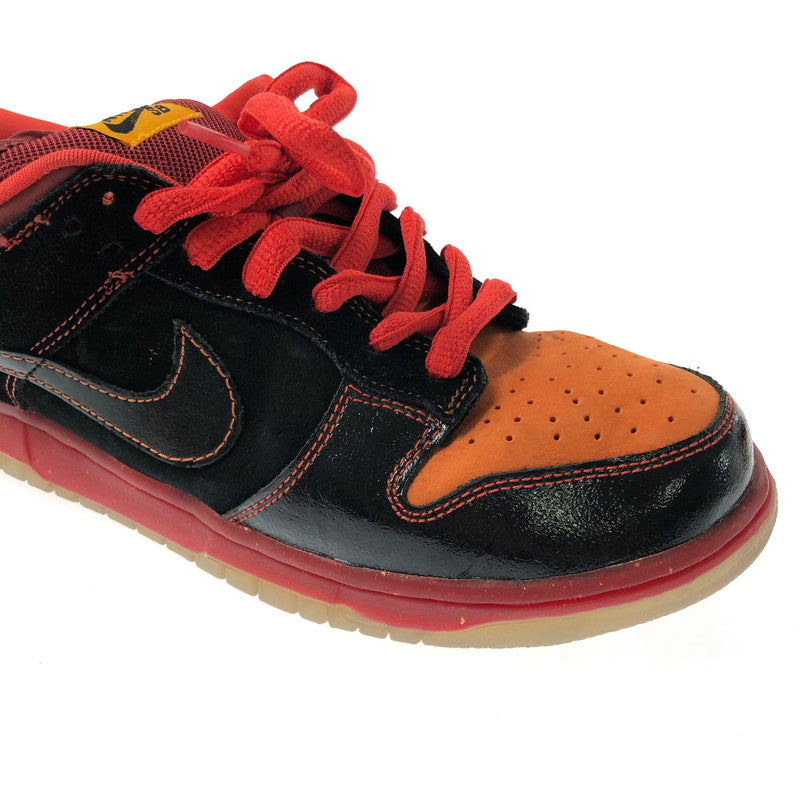 【中古品】【メンズ】 NIKE SB ナイキエスビー DUNK LOW PREMIUM 313170-003 ダンク ロー プレミアム スニーカー 靴 160-260308-na-07-tag サイズ：26.5cm US 8.5 カラー："HAWAII"BLACK/BLACK-DEEP ORANGE 万代Net店