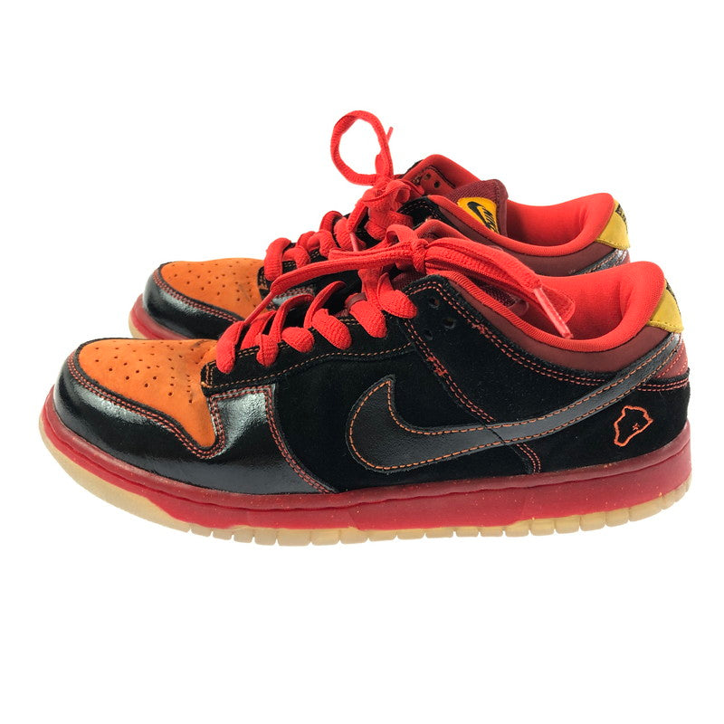 【中古品】【メンズ】 NIKE SB ナイキエスビー DUNK LOW PREMIUM 313170-003 ダンク ロー プレミアム スニーカー 靴 160-260308-na-07-tag サイズ：26.5cm US 8.5 カラー："HAWAII"BLACK/BLACK-DEEP ORANGE 万代Net店