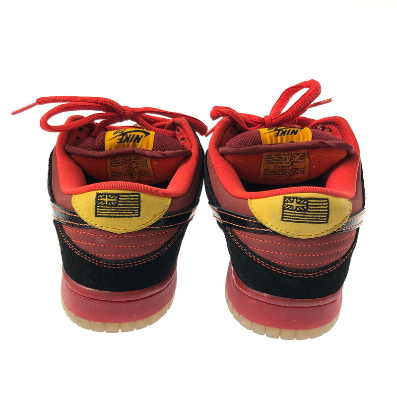 【中古品】【メンズ】 NIKE SB ナイキエスビー DUNK LOW PREMIUM 313170-003 ダンク ロー プレミアム スニーカー 靴 160-260308-na-07-tag サイズ：26.5cm US 8.5 カラー："HAWAII"BLACK/BLACK-DEEP ORANGE 万代Net店