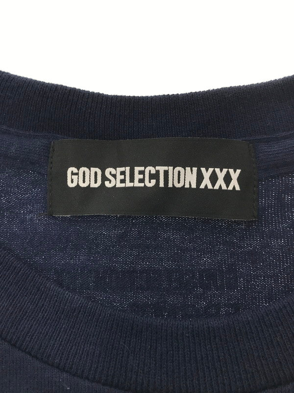 【中古品】【メンズ】 GOD SELECTION XXX ゴッド セレクション × FRAGMENT フラグメント 25SS S/S TEE 12TH記念プリント Tシャツ トップス 142-260408-rt-11-tag サイズ：不明 下記参照 カラー：ネイビー 万代Net店