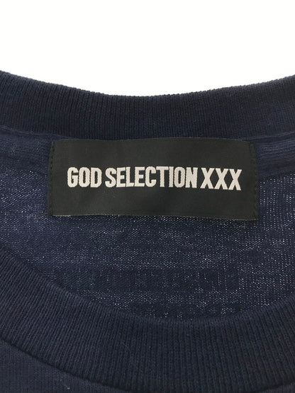 【中古品】【メンズ】 GOD SELECTION XXX ゴッド セレクション × FRAGMENT フラグメント 25SS S/S TEE 12TH記念プリント Tシャツ トップス 142-260408-rt-11-tag サイズ：不明 下記参照 カラー：ネイビー 万代Net店