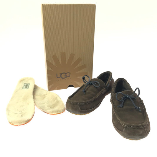 【中古品】【レディース】 UGG アグ AUSTRALIA SUEDE LEATHER MOCCASINS M CHESTER 1005350 オーストラリア スエードレザー モカシン チェスター 靴 167-260418-rt-10-tagh カラー：チョコレート/レモンクローム 万代Net店