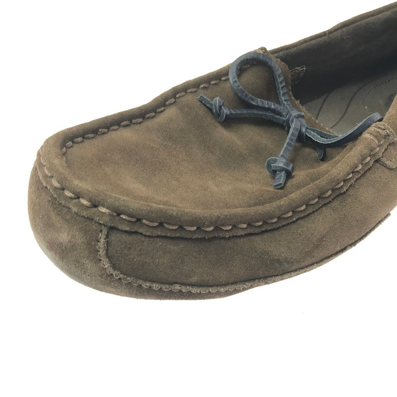 【中古品】【レディース】 UGG アグ AUSTRALIA SUEDE LEATHER MOCCASINS M CHESTER 1005350 オーストラリア スエードレザー モカシン チェスター 靴 167-260418-rt-10-tagh カラー：チョコレート/レモンクローム 万代Net店
