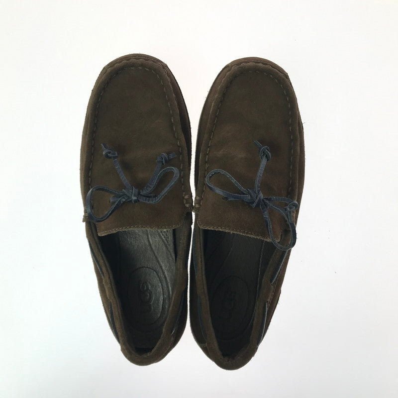 【中古品】【レディース】 UGG アグ AUSTRALIA SUEDE LEATHER MOCCASINS M CHESTER 1005350 オーストラリア スエードレザー モカシン チェスター 靴 167-260418-rt-10-tagh カラー：チョコレート/レモンクローム 万代Net店