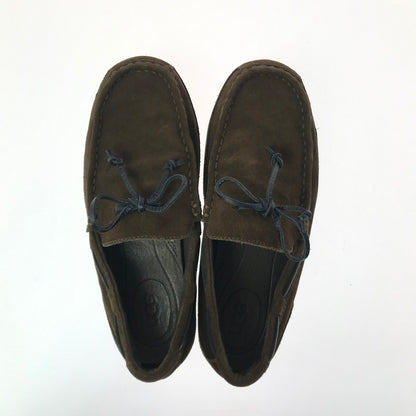 【中古品】【レディース】 UGG アグ AUSTRALIA SUEDE LEATHER MOCCASINS M CHESTER 1005350 オーストラリア スエードレザー モカシン チェスター 靴 167-260418-rt-10-tagh カラー：チョコレート/レモンクローム 万代Net店