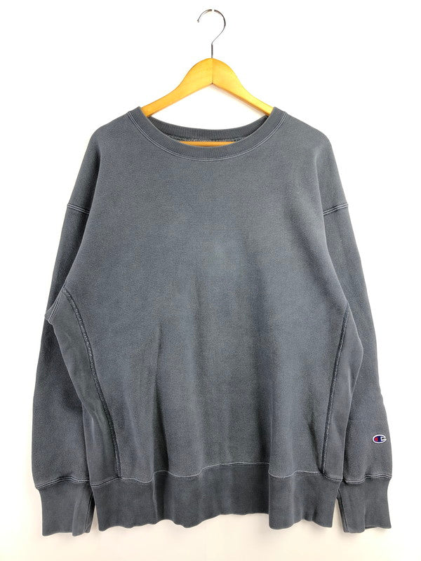 【中古品】【メンズ】 Champion チャンピオン REVERSE WEAVE OVER DYE CREWNECK SWEAT C8-W054 リバース ウィーブオーバー ダイ クルーネックスウェット トレーナー 148-260325-rt-16-tag サイズ：XL カラー：ライトグリーン 万代Net店
