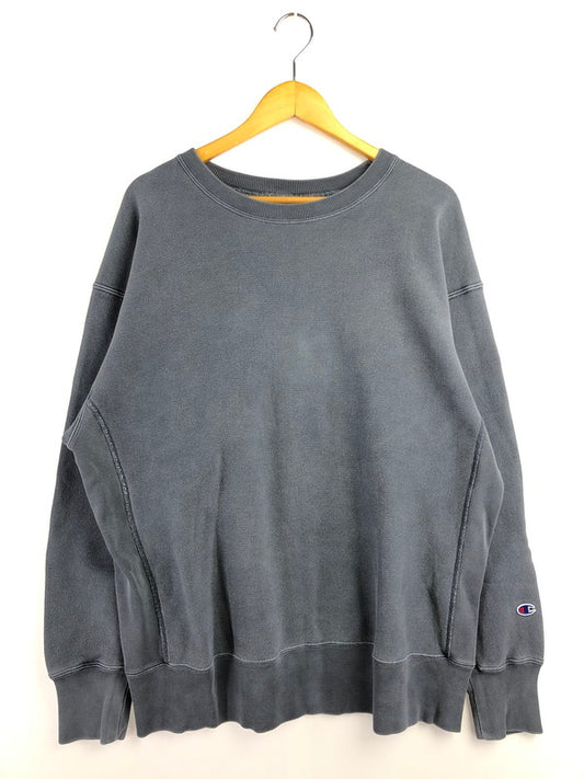 【中古品】【メンズ】 Champion チャンピオン REVERSE WEAVE OVER DYE CREWNECK SWEAT C8-W054 リバース ウィーブオーバー ダイ クルーネックスウェット トレーナー 148-260325-rt-16-tag サイズ：XL カラー：ライトグリーン 万代Net店