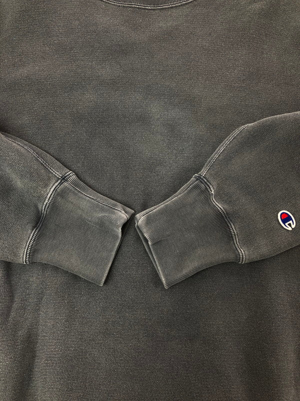 【中古品】【メンズ】 Champion チャンピオン REVERSE WEAVE OVER DYE CREWNECK SWEAT C8-W054 リバース ウィーブオーバー ダイ クルーネックスウェット トレーナー 148-260325-rt-16-tag サイズ：XL カラー：ライトグリーン 万代Net店