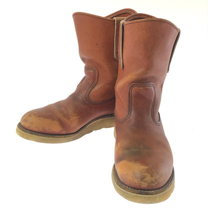 【現状渡し品】【メンズ】 RED WING レッドウィング 90's IRISH SETTER 866 90年代 アイリッシュ セッター 緑犬タグ ペコスブーツ 靴 164-260913-rt-39-tagh サイズ：6D カラー：ブラウン 万代Net店