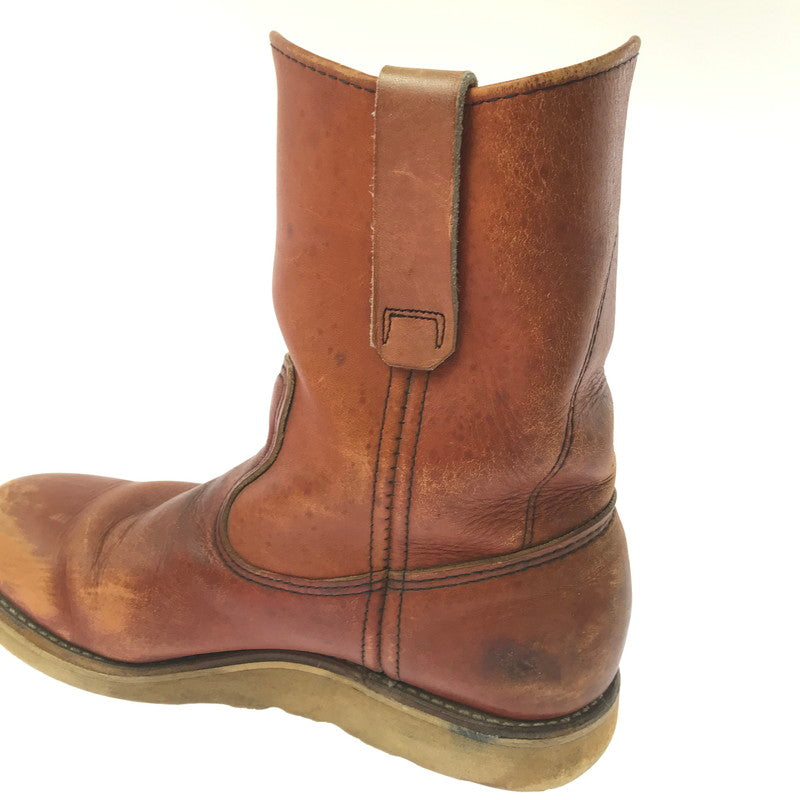 【現状渡し品】【メンズ】 RED WING レッドウィング 90's IRISH SETTER 866 90年代 アイリッシュ セッター 緑犬タグ ペコスブーツ 靴 164-260913-rt-39-tagh サイズ：6D カラー：ブラウン 万代Net店