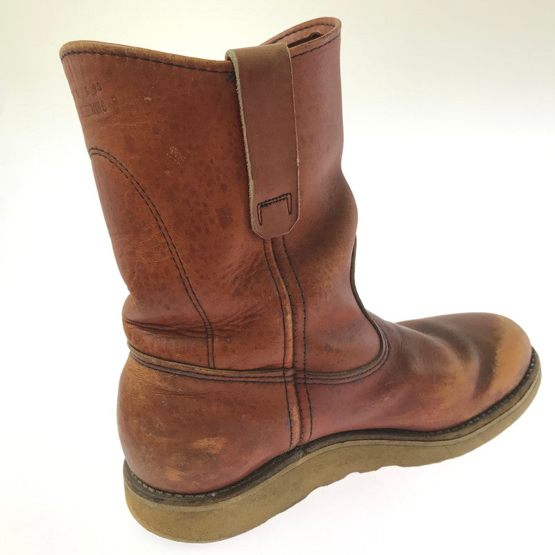 【現状渡し品】【メンズ】 RED WING レッドウィング 90's IRISH SETTER 866 90年代 アイリッシュ セッター 緑犬タグ ペコスブーツ 靴 164-260913-rt-39-tagh サイズ：6D カラー：ブラウン 万代Net店