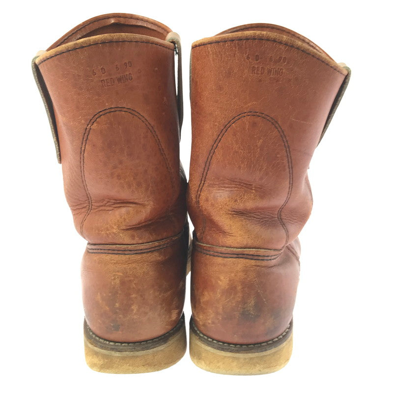 【現状渡し品】【メンズ】 RED WING レッドウィング 90's IRISH SETTER 866 90年代 アイリッシュ セッター 緑犬タグ ペコスブーツ 靴 164-260913-rt-39-tagh サイズ：6D カラー：ブラウン 万代Net店
