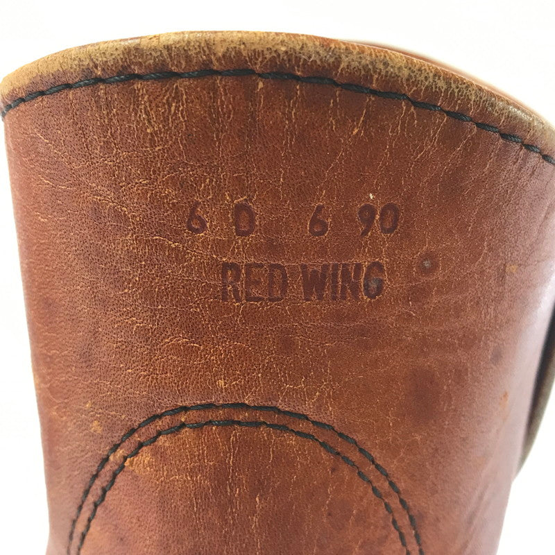 【現状渡し品】【メンズ】 RED WING レッドウィング 90's IRISH SETTER 866 90年代 アイリッシュ セッター 緑犬タグ ペコスブーツ 靴 164-260913-rt-39-tagh サイズ：6D カラー：ブラウン 万代Net店