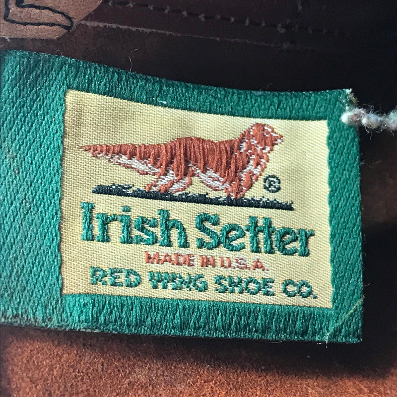 【現状渡し品】【メンズ】 RED WING レッドウィング 90's IRISH SETTER 866 90年代 アイリッシュ セッター 緑犬タグ ペコスブーツ 靴 164-260913-rt-39-tagh サイズ：6D カラー：ブラウン 万代Net店