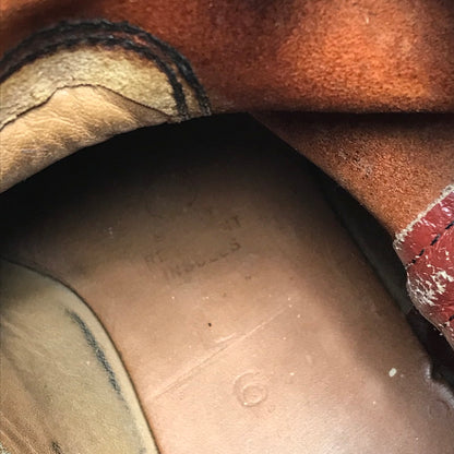 【現状渡し品】【メンズ】 RED WING レッドウィング 90's IRISH SETTER 866 90年代 アイリッシュ セッター 緑犬タグ ペコスブーツ 靴 164-260913-rt-39-tagh サイズ：6D カラー：ブラウン 万代Net店