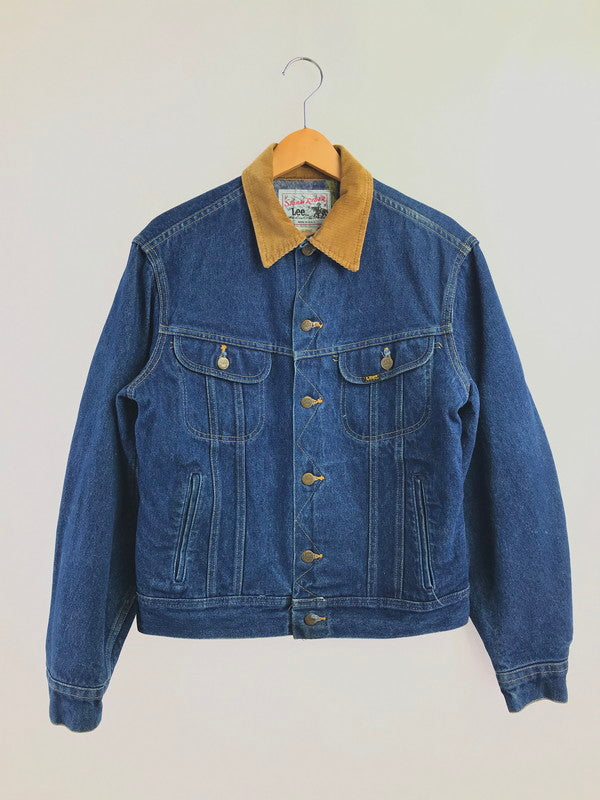 【中古品】【メンズ】 LEE リー 80's VINTAGE STORM RIDER 221-2647 80年代 ヴィンテージ ストームライダー アメリカ製 デニムジャケット アウター 146-260429-yy-19-tag サイズ：38R カラー：ブルー 万代Net店