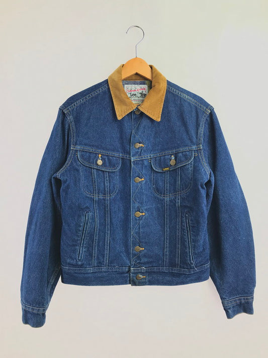 【中古品】【メンズ】 LEE リー 80's VINTAGE STORM RIDER 221-2647 80年代 ヴィンテージ ストームライダー アメリカ製 デニムジャケット アウター 146-260429-yy-19-tag サイズ：38R カラー：ブルー 万代Net店