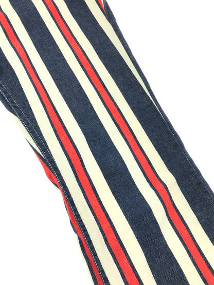 【中古品】【メンズ】 WRANGLER ラングラー 70'S MULTICOLLAR STRIPE BOOT CUT DENIM PANTS 70年代 ストライプ ブーツカット デニムパンツ ボトムス 157-260920-na-12-tagh サイズ：11/12 カラー：マルチカラー 万代Net店