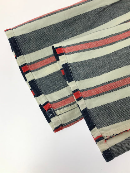 【中古品】【メンズ】 WRANGLER ラングラー 70'S MULTICOLLAR STRIPE BOOT CUT DENIM PANTS 70年代 ストライプ ブーツカット デニムパンツ ボトムス 157-260920-na-12-tagh サイズ：11/12 カラー：マルチカラー 万代Net店