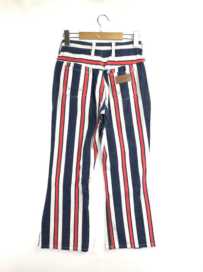 【中古品】【メンズ】 WRANGLER ラングラー 70'S MULTICOLLAR STRIPE BOOT CUT DENIM PANTS 70年代 ストライプ ブーツカット デニムパンツ ボトムス 157-260920-na-12-tagh サイズ：11/12 カラー：マルチカラー 万代Net店
