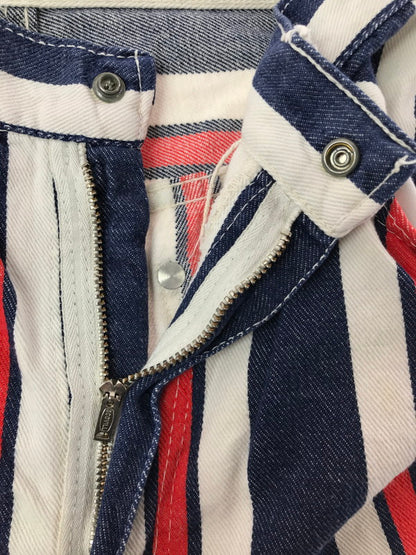 【中古品】【メンズ】 WRANGLER ラングラー 70'S MULTICOLLAR STRIPE BOOT CUT DENIM PANTS 70年代 ストライプ ブーツカット デニムパンツ ボトムス 157-260920-na-12-tagh サイズ：11/12 カラー：マルチカラー 万代Net店