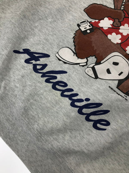 【中古品】【メンズ】 FRUITS OF THE LOOM フルーツ オブ ザ ルーム 90's SWEAT SHIRT 90年代 ３段ロゴプリント スウェット シャツ トレーナー トップス 146-260508-ty-03-tag サイズ：XXL カラー：グレー 万代Net店